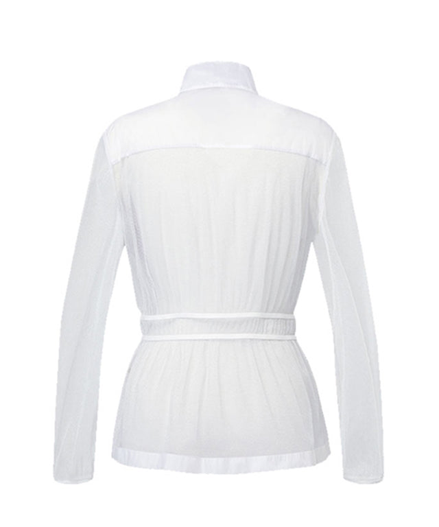 Anell Golf Airy Mesh Cool Jumper - Gray