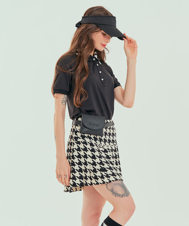 BENECIA 12 Big Hound Check Skirt - Check
