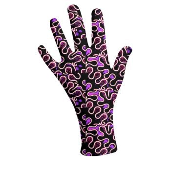 The Gael Print Cropped Gloves