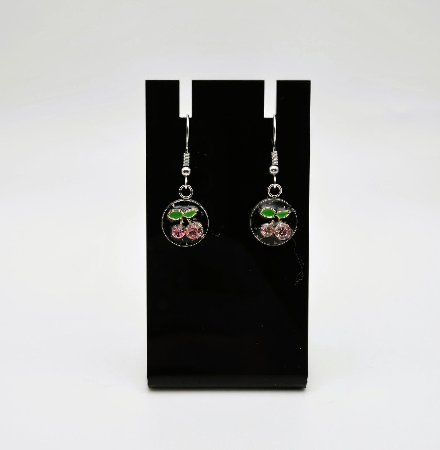 Mini Cherry Dangle Earrings