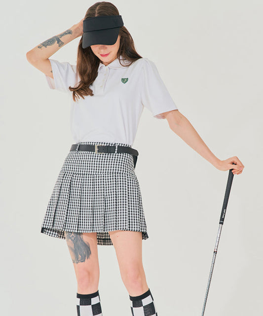 BENECIA 12 Avenue Check Culottes - Black