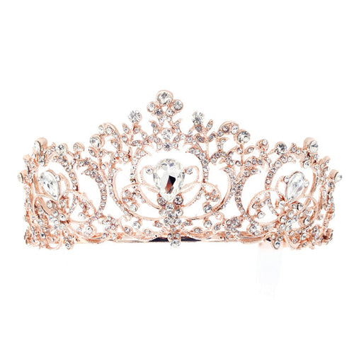 Elegant Rhinestone Princess Tiara